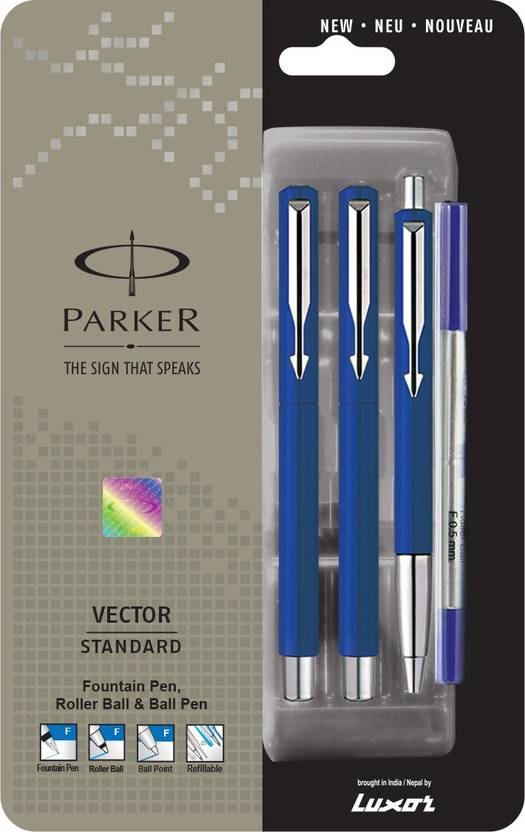 PARKER Vector Standard Triple CT Pen Gift Set Buy PARKER Vector Standard Triple CT Pen Gift