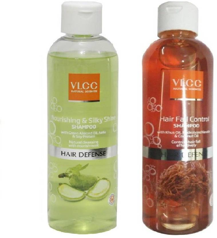 Vlcc Vlcc Combo Nourishing Silky Shine Hair Fall Control Shampoo