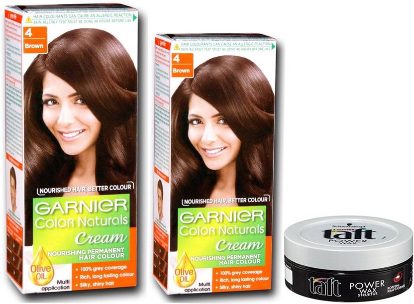 Garnier Brown Hair Colour Pack Of 2 With Pink Root Hair Wax Price