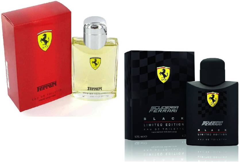 Buy Ferrari Set Of Ferrari Red Edt Perfume And Black Limited Edition