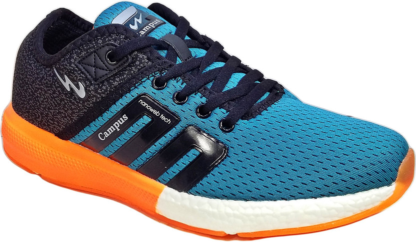 CAMPUS Battle Blue Orange Running Shoes 