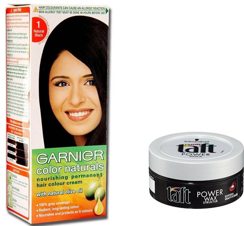 Garnier Natural Black Hair Colour With Schwarzkopf Hair Wax Price