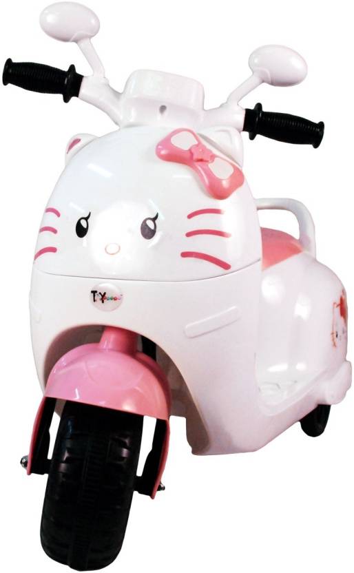 Toyhouse Kitty Scooty Rechargeable Scooter Battery Operated Ride On ...