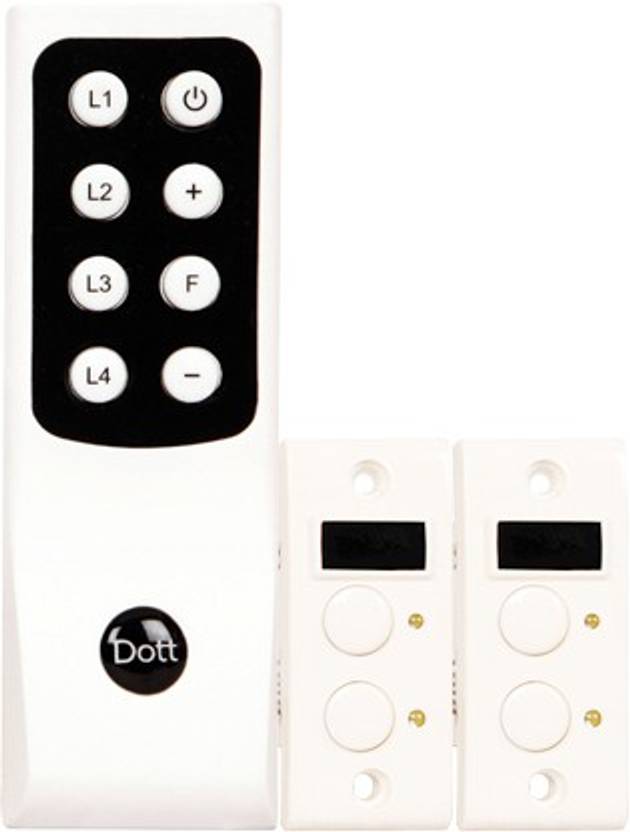 Dott Systems Remote Control Switch Non Modular 3 Lights Dott Systems Remote Control Switch Non Modular 3 Lights 1 Fan 5 One Way Electrical Pack Of Number Switches 4