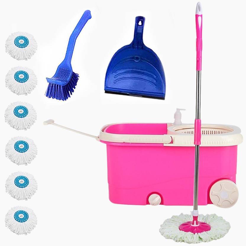 VMOP DUSTCLEAN48 Mop Set, Toilet Brush, Dustpan Price in India Buy