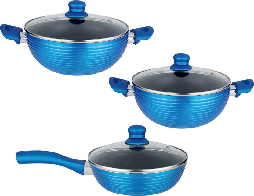 Nirlon Non Stick Cookware Induction Bottom Cookware Set Price In