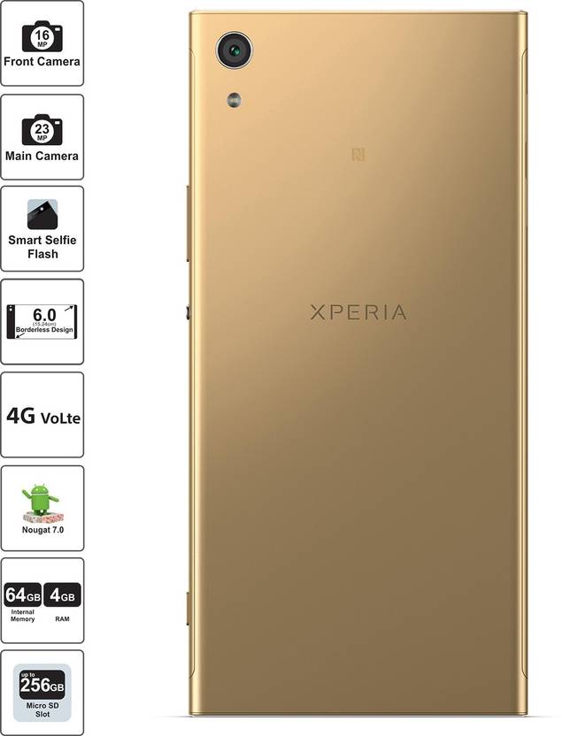 Sony Xperia XA1 Ultra Dual (Gold, 64 GB)