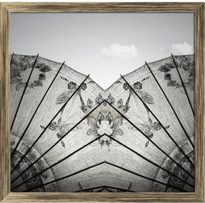 Artzfolio Vintage Rice Paper Chinese Art Framed Wall Painting