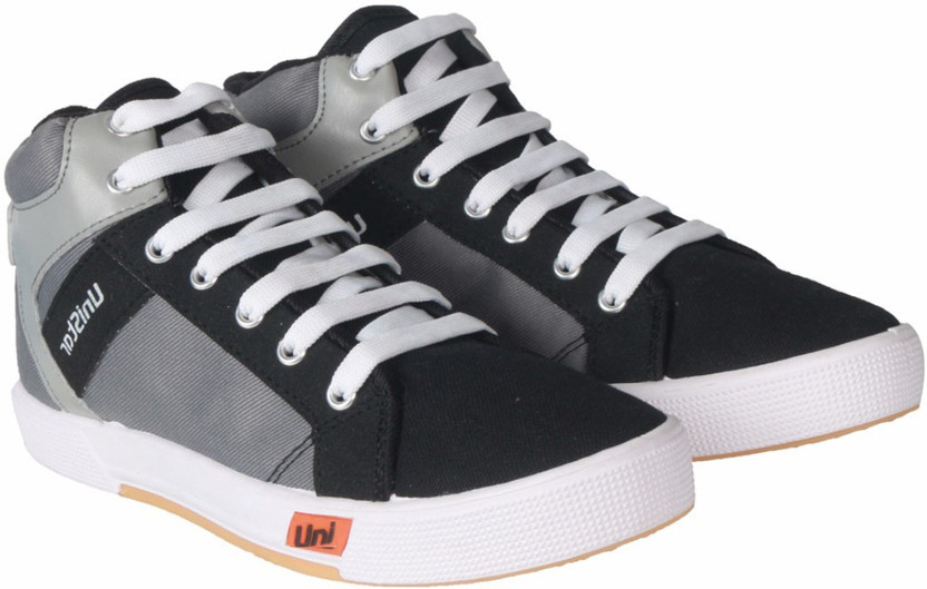 Unistar Canvas Shoes For Men - Buy Grey 