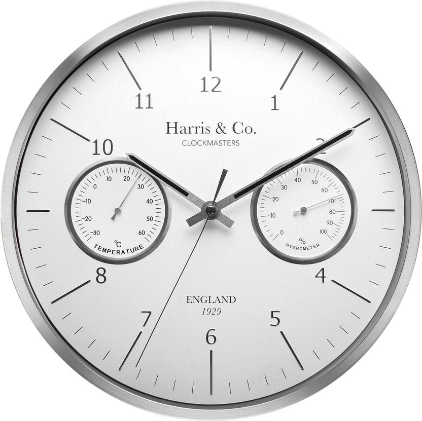 Harris & Co. Clockmasters Analog 35 cm X 35 cm Wall Clock Price in