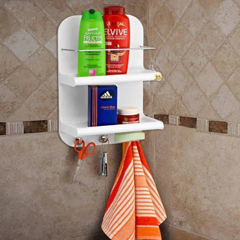 Bathdeal Tidy Plastic Bathroom Cabinet Polypropylene Wall Shelf Bathdeal Tidy Plastic Bathroom Cabinet Polypropylene Wall Shelf Number Of Shelves 2 White