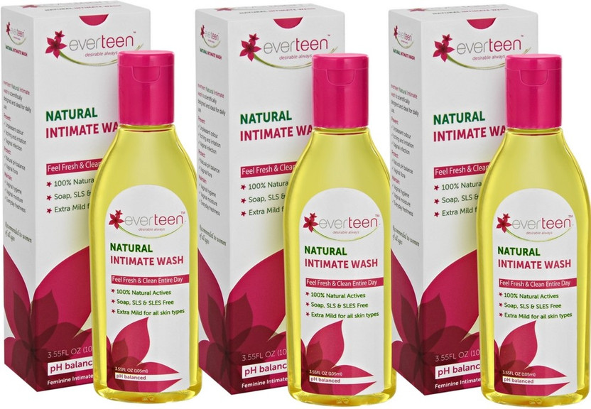 everteen Feminine Hygiene Intimate Wash(105 ml, Pack of 3)