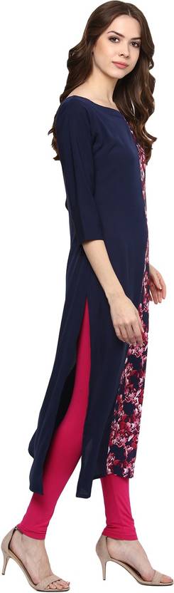 Ziyaa Casual Floral Print Women's Kurti