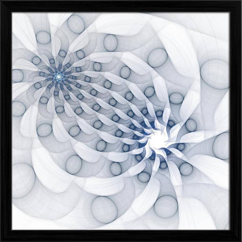 Artzfolio Abstract Digital Fractal Art Framed Wall Art
