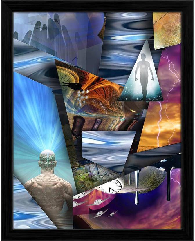 Artzfolio Fantasy Surrealism Framed Wall Art Painting Print