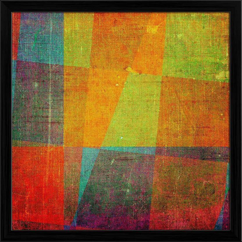 Artzfolio Abstract Artwork Framed Wall Art Painting Print