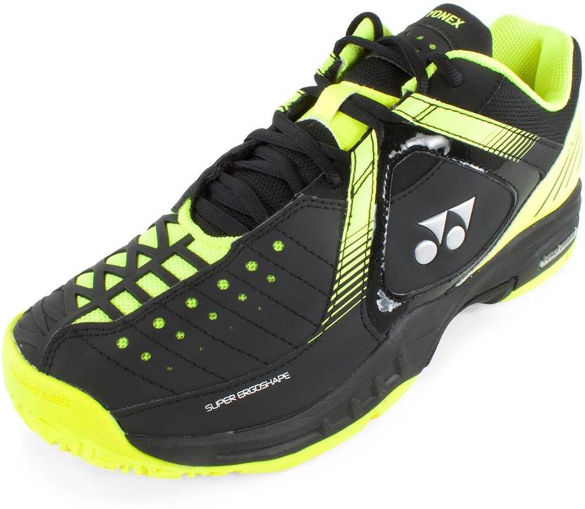 Yonex Power Cushion Badminton Shoe White Black Yellow Yonex Power Cushion Badminton Shoe White Black Yellow
