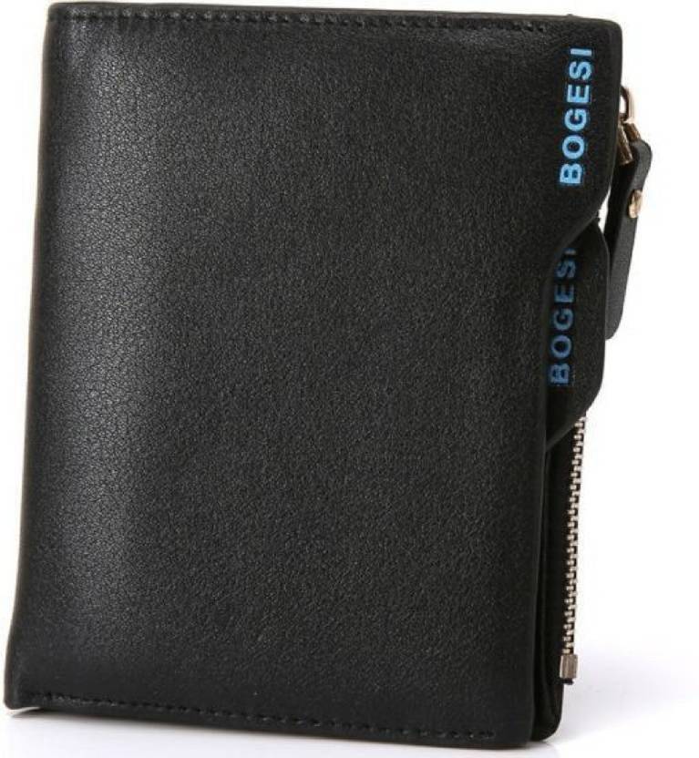 Bogesi Girls Casual Black Genuine Leather Wallet