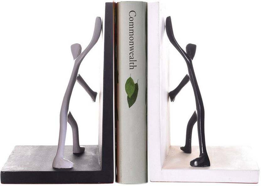 Artistic Handicrafts Home Decor Wooden 1 Human Statue Book Stande