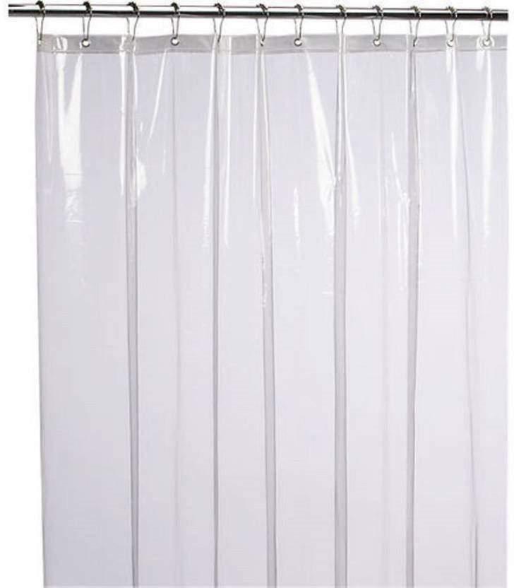 Micra 270 cm (9 ft) PVC (Polyvinyl Chloride) Semi Transparent Shower