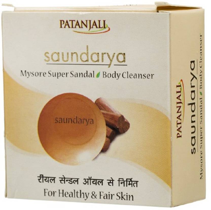 PATANJALI Saundarya Mysore Super Sandal Soap - Price in India, Buy ...