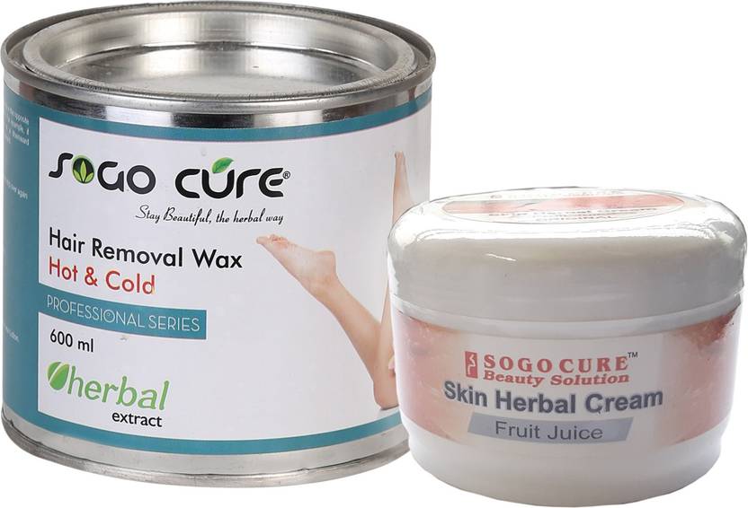 Sogo Cure Plain Hair Removal Hot Body Wax And Skin Herbal Facial