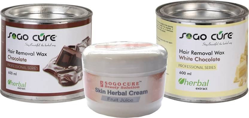 Sogo Cure Brown White Chocolate Hair Removal Hot Body Wax And
