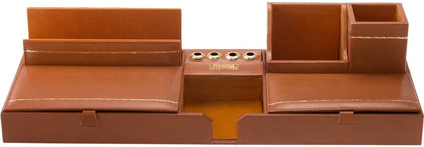 Flipkart Com Kebica 10 Compartments Faux Leather Desk Organizer