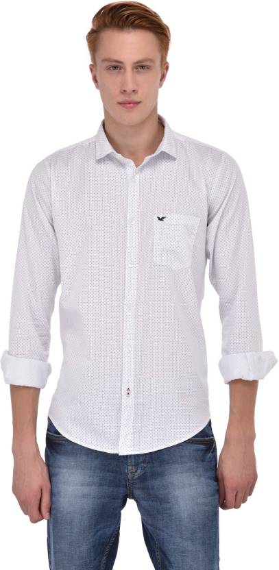 slikken Ontbering staal Sting Men Printed Casual White Shirt - Buy Sting Men Printed Casual White  Shirt Online at Best Prices in India | Flipkart.com
