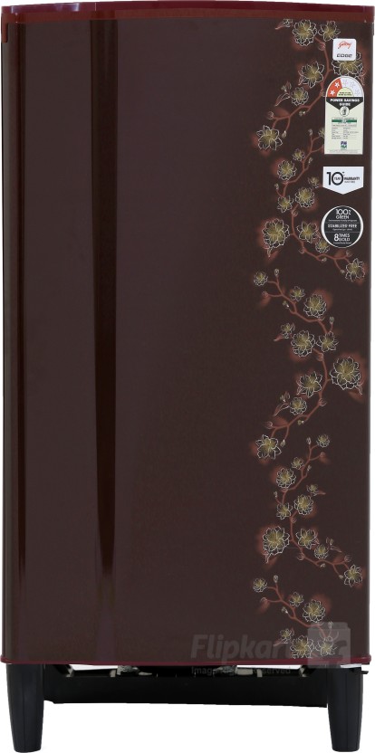 Godrej 185 L Direct Cool Single Door Refrigerator  (RD EDGE 185 CW 2.2, Wine Eternity, 2017)