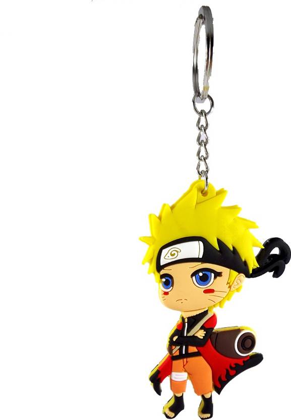 comicsense naruto sage mode chibi double sided rubber key chain