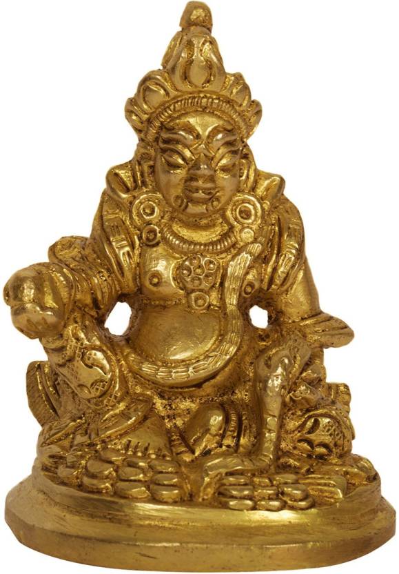 Aakrati Lord Kuber Statue Of Barss Metal Feng Shui Sculpture For