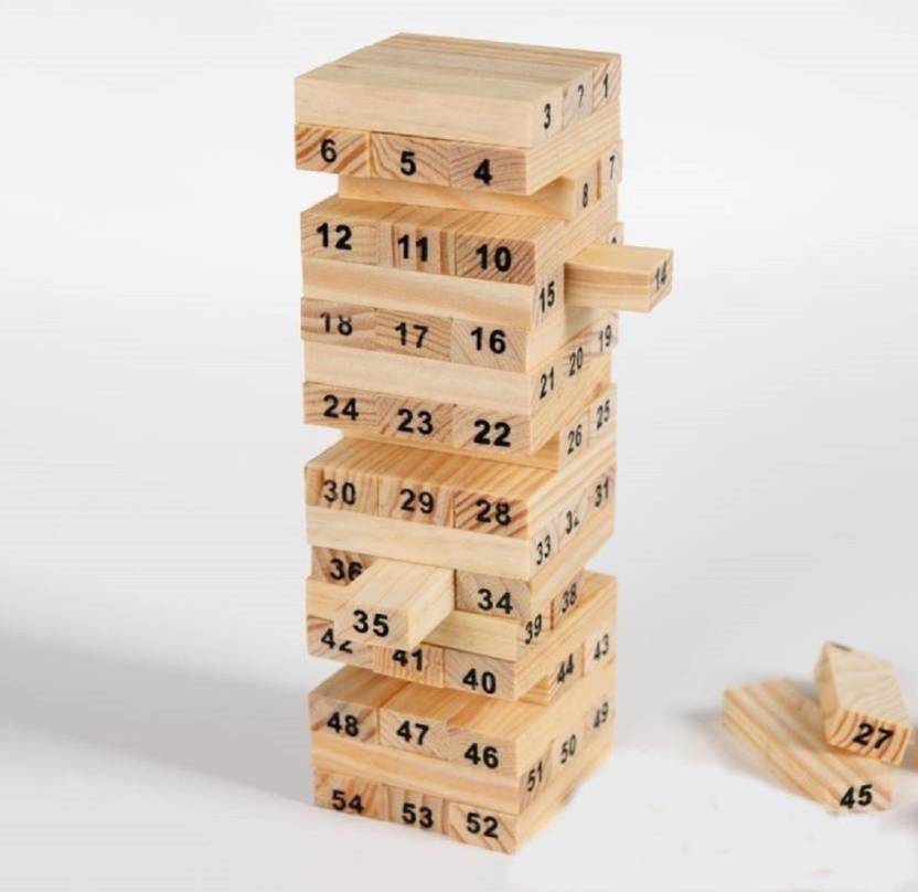 Montez Jenga Wood Blocks Family Pack Fun Game Brown Adorable Games With Wooden Blocks Montez Jenga Wood Blocks Family Pack Fun Game Brown Adorable Games With Wooden Blocks