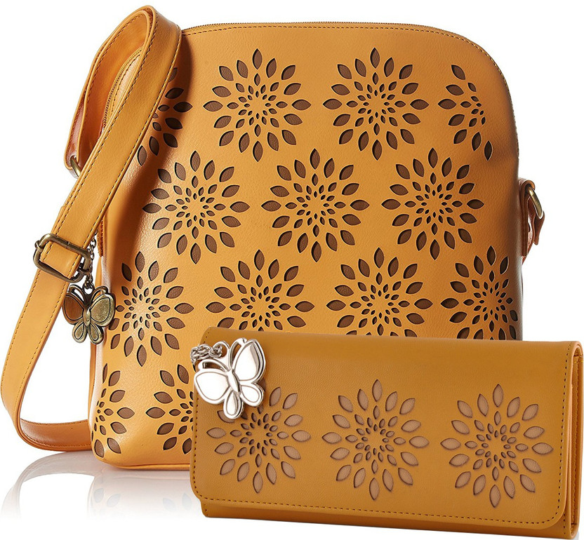 mustard sling bag