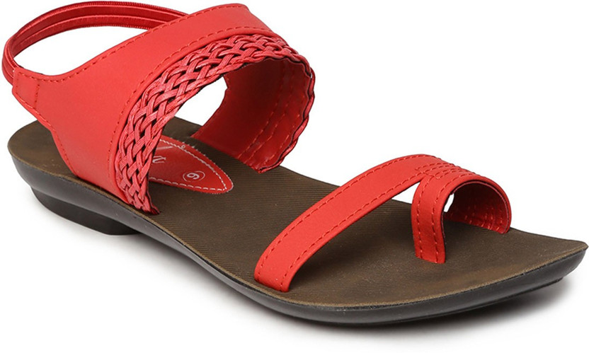paragon solea women's red sandals