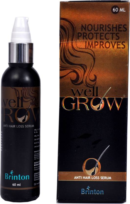 Brinton Wellgrow Anti Hair Loss Serum 60ML - Price in India, Buy ...