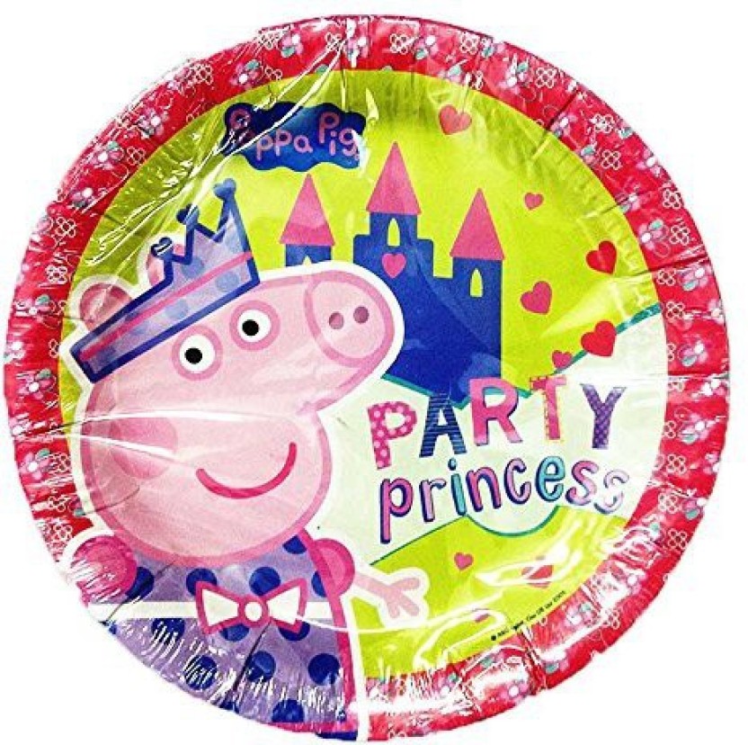 Peppa Pig Paper Plates 60PCS Kids Girls Favors Lovely 