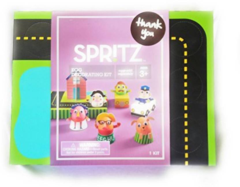 Spritz Egg Decorating Kit Box Car People Egg Decorating Kit Box
