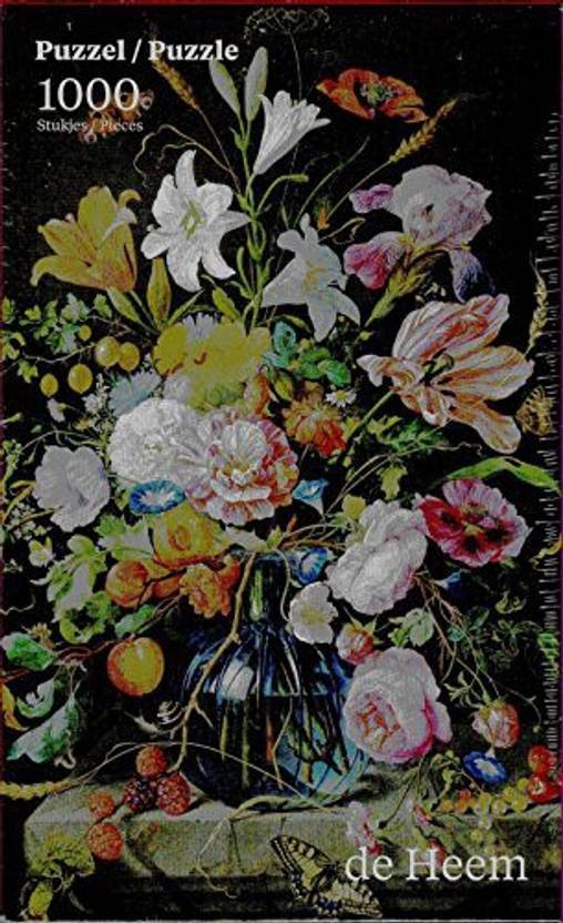 George Puzzleman Puzzle Vase With Flowers By Jan Davidsz De Heem