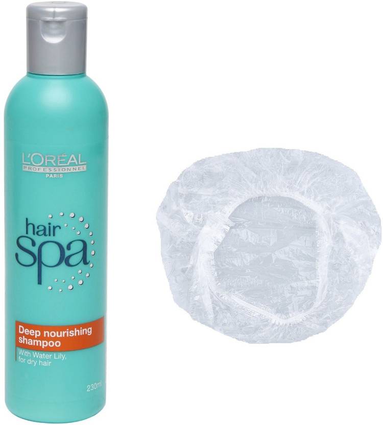 L Oreal Paris Hair Spa Set Of 2 Deep Nourishing Shampoo Shower Cap L Oreal Paris Hair Spa Set Of 2 Deep Nourishing Shampoo Shower Cap