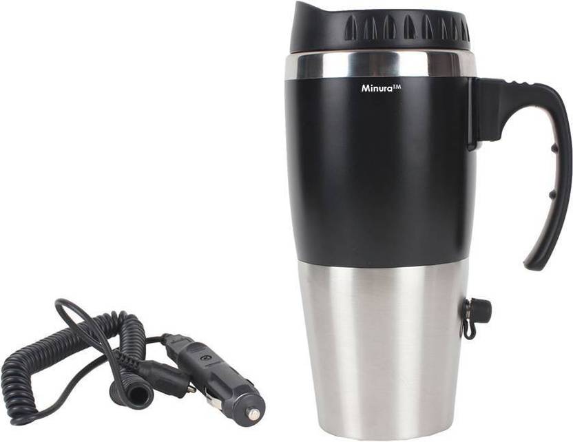 Minura Car Heater With Car Usb Charger Stainless Steel Mug Price