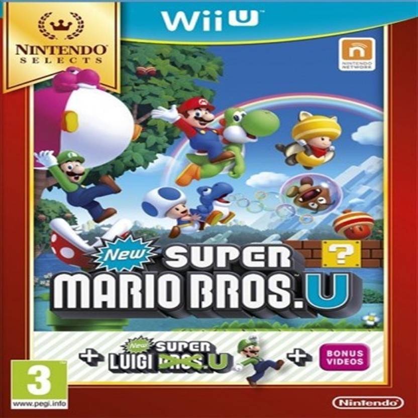 Nintendo New Super Mario Bros U New Super Luigi U Wii U
