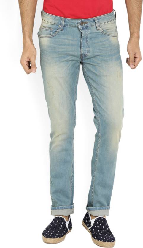 For 763/-(76% Off) United Colors of Benetton Skinny Men's Blue Jeans at Flipkart