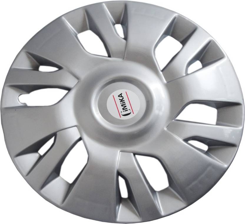 CIMIKA 13" Inch Glossy Silver Cimika Wheel Cover For Maruti Alto, 800