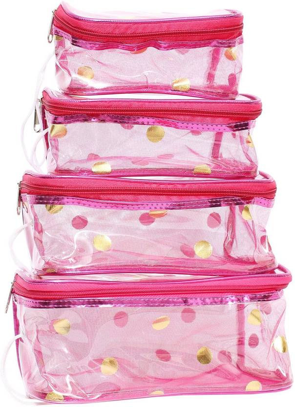 Bagaholics Combo Of 4 Multipurpose Pouch Sets Travel Bag Makeup Kit