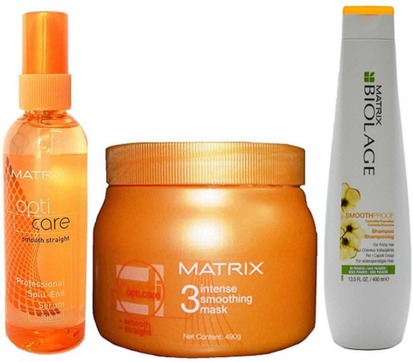 Matrix Opticare Serum Hair Mask Boilage Smoothproof Shampoo