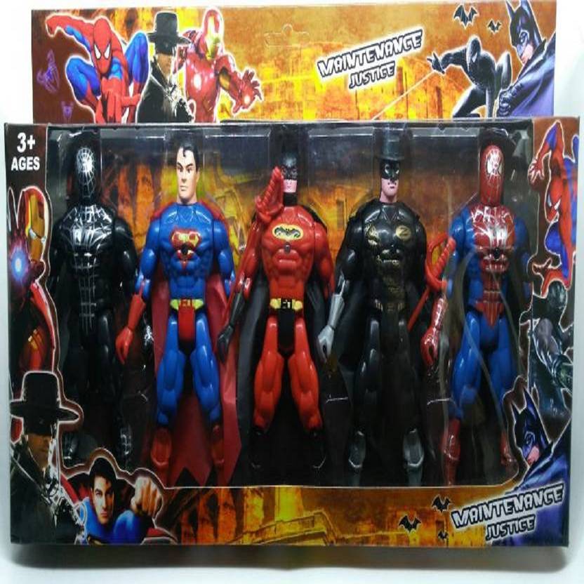 Shy Products Avengers Action Figure Set Of 5 Multicolor