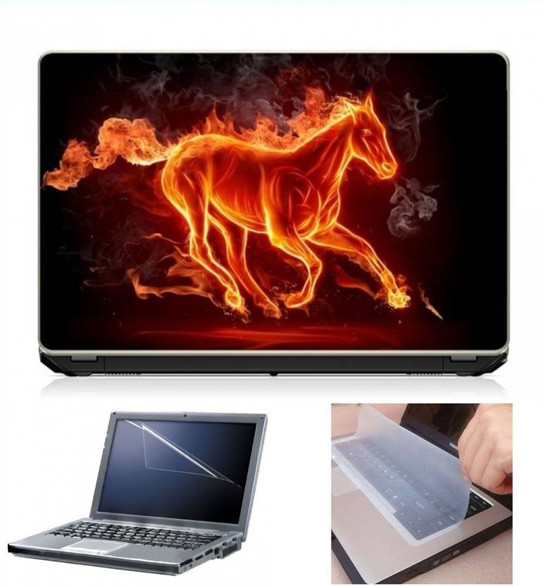 First Look Trend Fire Horse In Black Background Combo Set