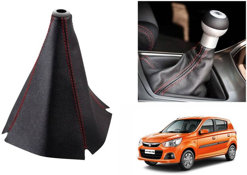 Speedwav Leatherette Cover For Maruti Alto K10 Car Gear Lever