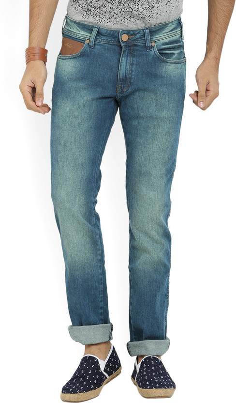 Wrangler Regular Men Green, Blue Jeans 